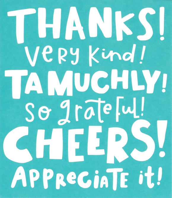 THANK YOU CARD HAND LETTERING TEXT