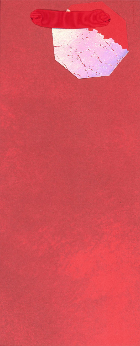 GIFT BAG BOTTLE RED