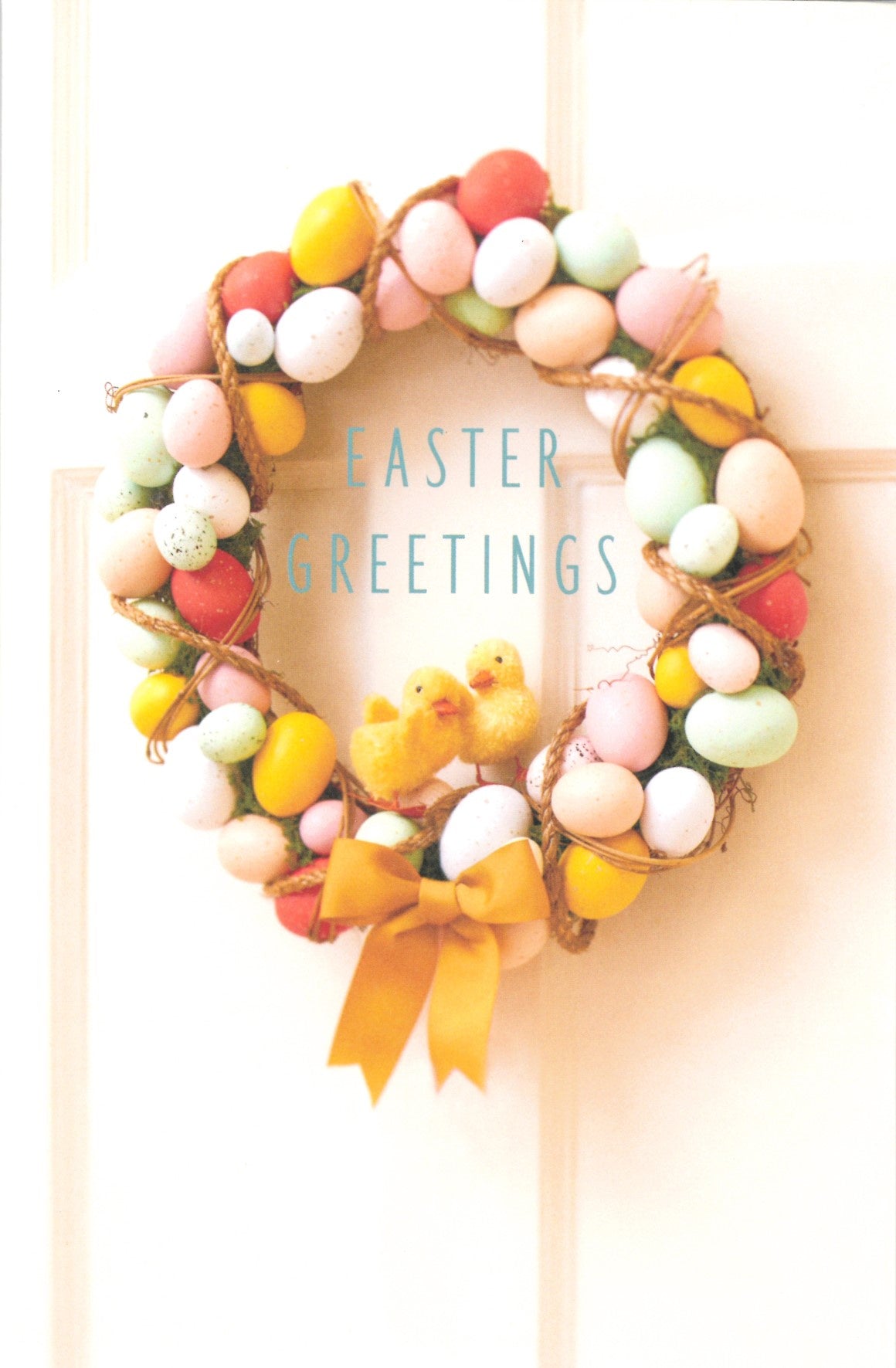EASTER CARD EGG WREATH