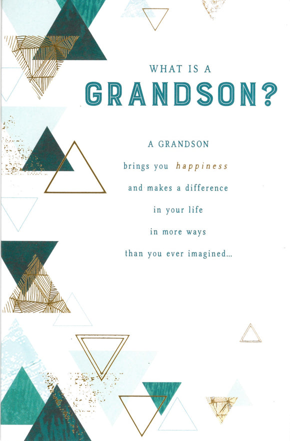 BIRTHDAY CARD WHAT IS A GRANDSON
