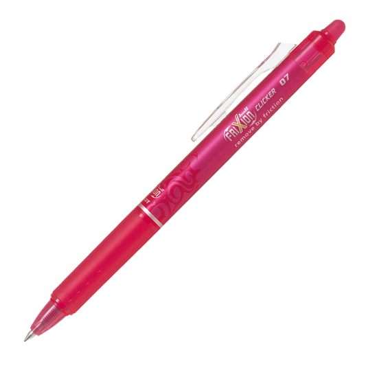 PILOT FRIXION CLICKER 0.7MM ERASABLE PEN PINK