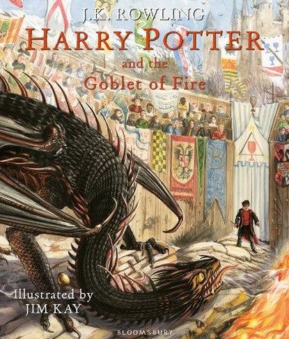 HARRY POTTER & THE GOBLET OF FIRE ILLUSTRATED EDITION (HB)