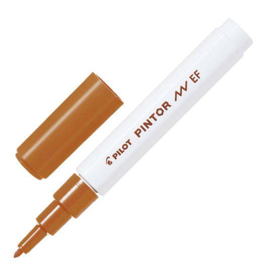 PILOT PINTOR PAINT MARKER EXTRA FINE BROWN