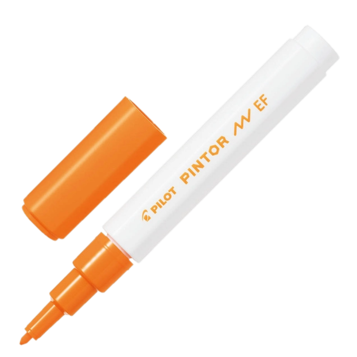 PILOT PINTOR PAINT MARKER EXTRA FINE ORANGE