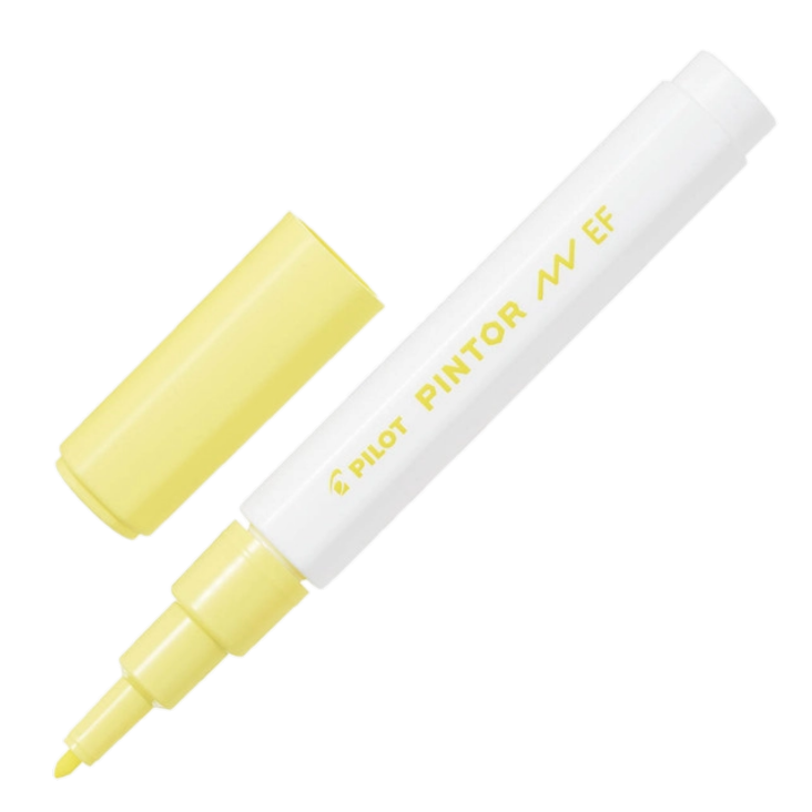 PILOT PINTOR PAINT MARKER EXTRA FINE PASTEL YELLOW