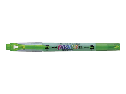 UNI PROPUS GREEN DOUBLE-ENDED HIGHLIGHTER