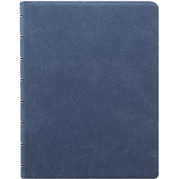 FILOFAX A5 REFILLABLE NOTEBOOK - ARCHITEXTURE BLUE SUEDE