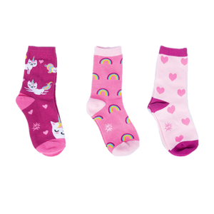 LOOK AT ME MEOW YOUTH CREW SOCKS 3 PACK