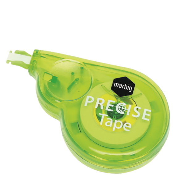 MARBIG PRECISE CORRECTION TAPE 4.2MM X 8M ASSORTED COLOURS