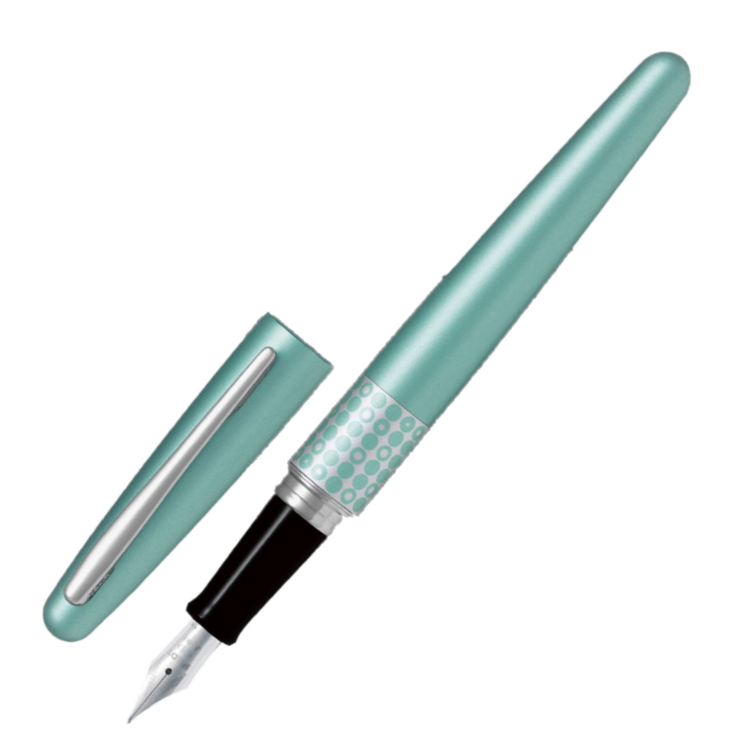 PILOT MR3 MEDIUM FOUNTAIN PEN AQUA BLUE