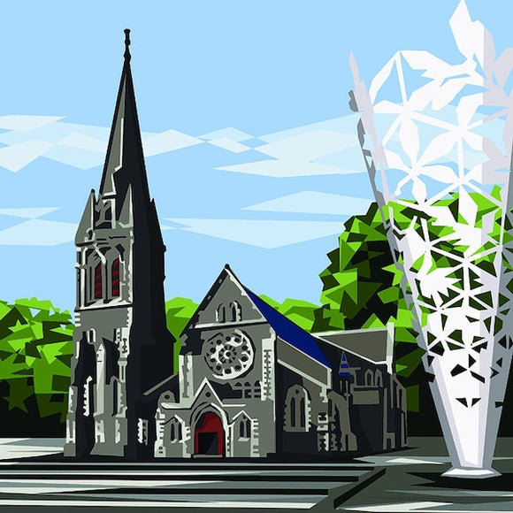 BLANK CARD 'CHRISTCHURCH CATHEDRAL'