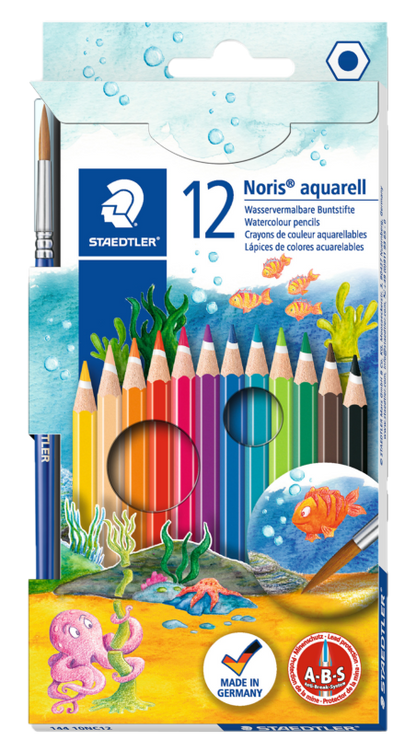 NORIS AQUARELL (WATERCOLOUR) PENCILS PACK 12