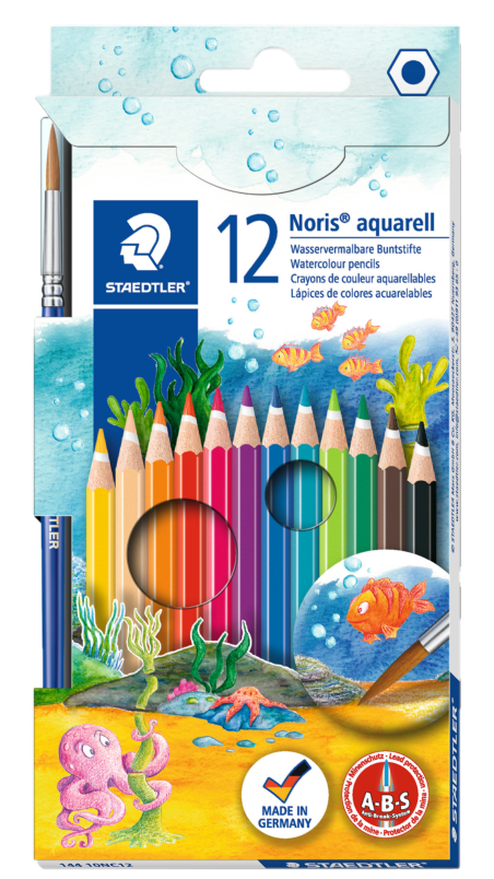 NORIS AQUARELL (WATERCOLOUR) PENCILS PACK 12