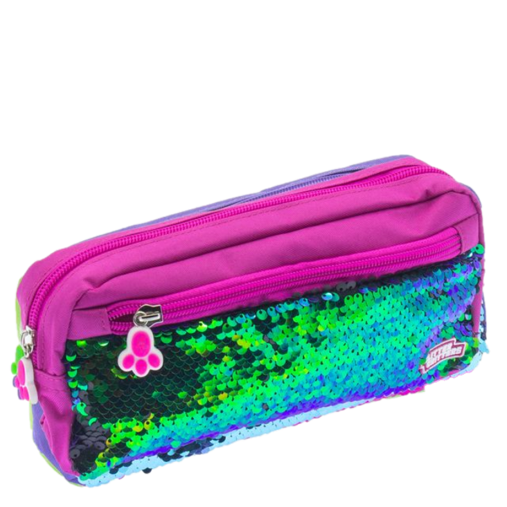 GLITTER CRITTER PAT ME PENCIL CASE PINK
