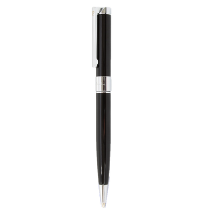 PIERRE CARDIN NOBLESSE BALLPOINT  SHINY BLACK WITH CHROME TRIM