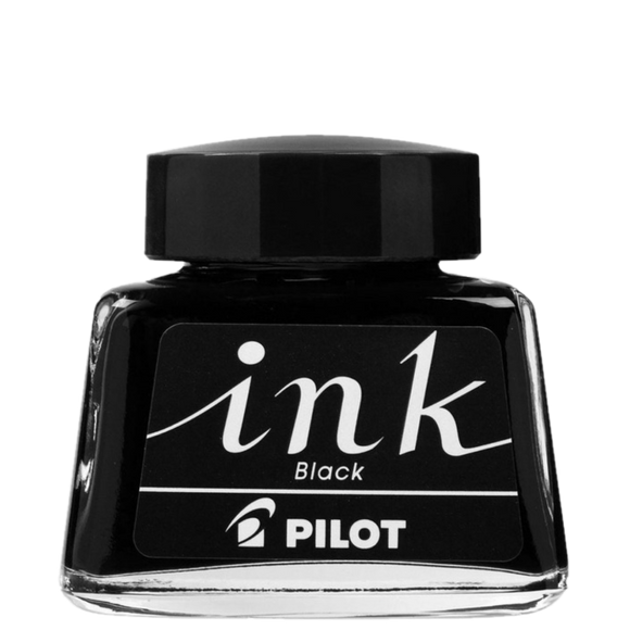 PILOT BLACK INK FOR FOUNTAIN PENS 30ML BOTTLE