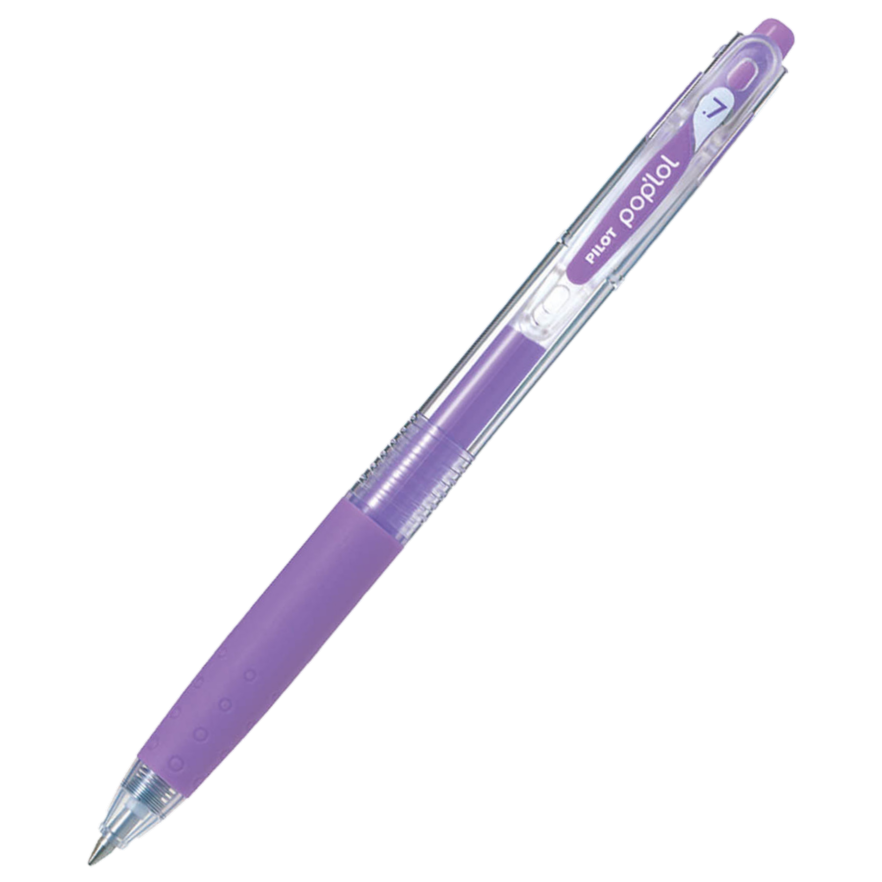 PILOT POP'LOL 0.7MM GEL ROLLERBALL PEN PASTEL VIOLET