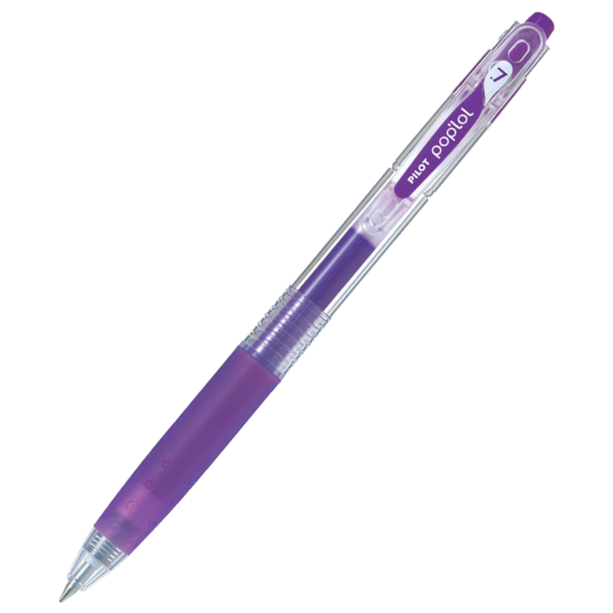 PILOT POP'LOL 0.7MM GEL ROLLERBALL PEN VIOLET