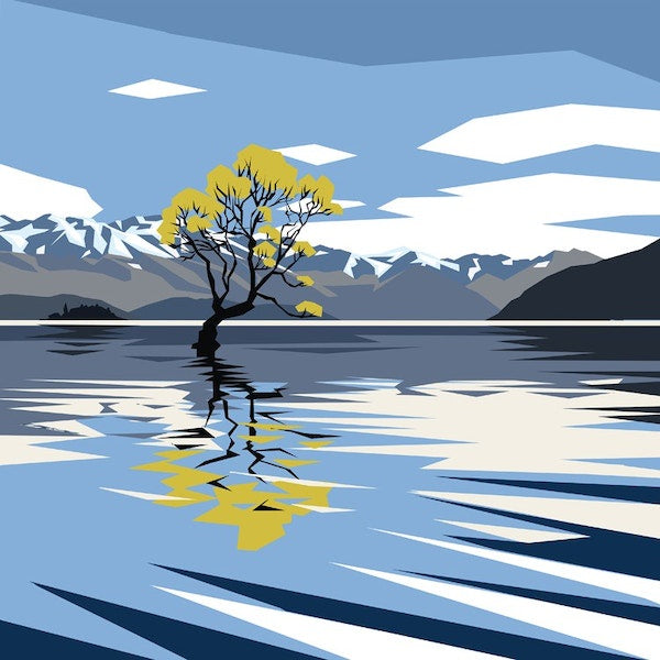 BLANK CARD 'WANAKA WILLOW'