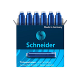SCHNEIDER INTERNATIONAL STANDARD INK CARTRIDGE REFILLS BLUE 6 PACK