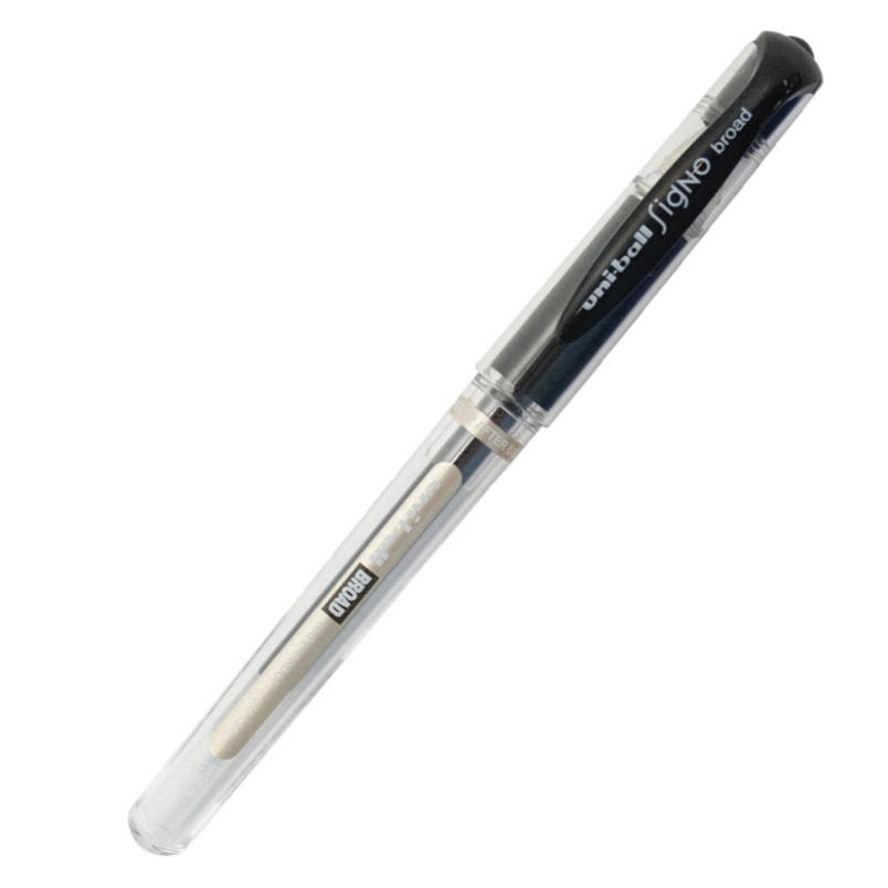 UNI SIGNO BROAD 1.0MM ROLLERBALL PEN BLACK