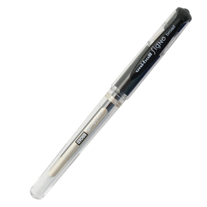 UNI SIGNO BROAD 1.0MM ROLLERBALL PEN BLACK