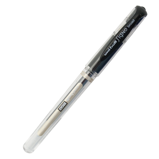 UNI SIGNO BROAD 1.0MM ROLLERBALL PEN BLACK