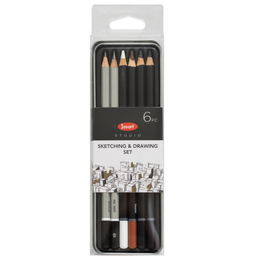 JASART STUDIO SKETCHING & DRAWING SET 6PCE