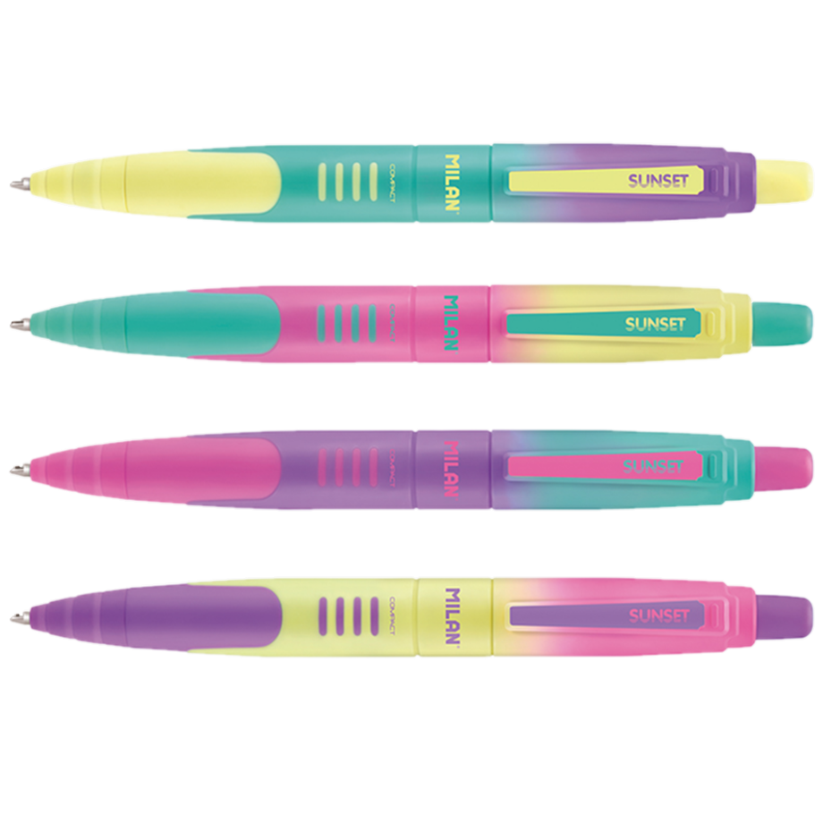 MILAN SUNSET BALLPOINT PEN BLUE