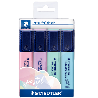 TEXTSURFER PASTEL HIGHLIGHTERS SET OF 4