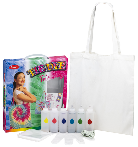 JASART TIE DYE CREATIVE TOTE BAG SET 52PC